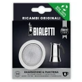BIALETTI SILICONE RING GASKET + FILTER PLATE FOR STAINLESS STEEL COFFEE PERCOLATORS-6 Cup