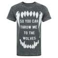 Bring Me The Horizon Mens Wolves Burn Out T-Shirt (Charcoal) (S)
