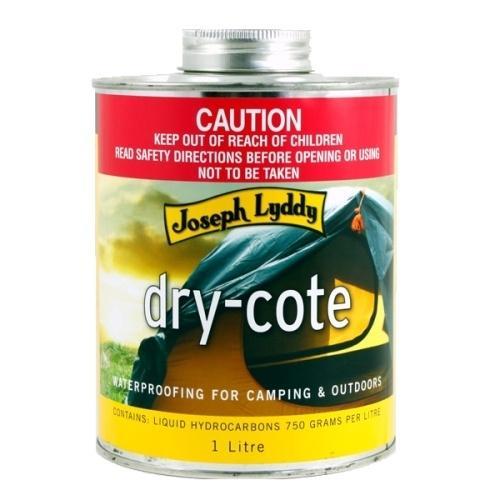 Joseph Lyddy Dry Cote 1 lt Waterproofing Camping and Outdoors Equipment