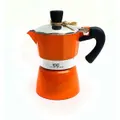 Orange Coffee Culture Italian Stove Top Coffee Espresso Maker Percolator 1 Cup