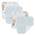 Living Textiles | 4-Pack Wash Cloths - Up Up & Away