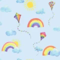 Holden Décor Over The Rainbow Flying Kites Wallpaper (Blue) (10m x 53cm)