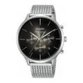Pulsar Men's PT3A35X1 Quartz Wristwatch - Brown Dial, Stainless Steel Bracelet - 43mm