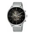 Pulsar Men's PT3A35X1 Quartz Wristwatch - Brown Dial, Stainless Steel Bracelet - ? 43mm