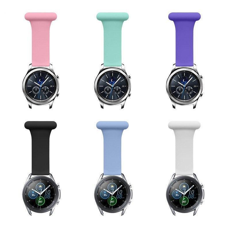 Silicone Nurses Pin Fobs compatible with the Samsung Galaxy Watch Active