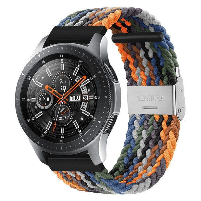 Nylon Braided Loop Watch Straps Compatible with the Nokia Steel HR (40mm)