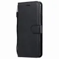 Anymob Motorola Black Flip Leather Case Luxury Retro Book Wallet Mobile Phone Bag
