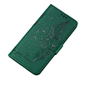 Anymob Nokia Green Leather Flip Case Feather Wallet Phone Cover Protection