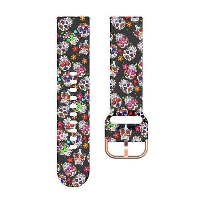 Silicone Pattern Watch Straps compatible with the Asus Zenwatch 2 (1.45")