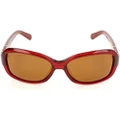 KATE SPADE Women's Milky Red Rectangle 55mm Sunglasses