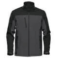 Stormtech Mens Cascades Soft Shell Jacket (Dolphin/Black) (M)