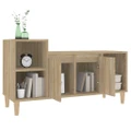 TV Cabinet Sonoma Oak 100x35x55 cm Engineered Wood vidaXL