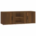 TV Cabinet Brown Oak 100x31.5x35 cm Engineered Wood vidaXL