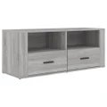 TV Cabinet Grey Sonoma 100x35x40 cm Engineered Wood vidaXL