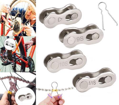 6/7/8/9/10/11 Speed 5 Pairs Bike Chain Master Link Connector QR + Simple Tool AU - 5 pairs, 9 Speed Chain Link
