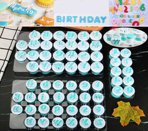 26 Alphabet Number Letter Fondant Icing Cutter Mould Molds Cake Decorating Tool - 26PCS Lowercase Letter