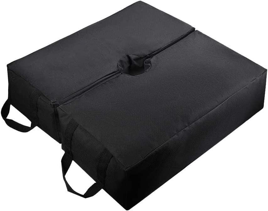Umbrella Base Weight Bag, Square Detachable Weatherproof Sand Bag for Offset, Cantilever or Any Outdoor Patio Umbrella Stand