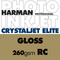 Harman Crystaljet Elite 260gsm Gloss 43.2cm x 30.5m Inkjet Photo Paper 17" Roll