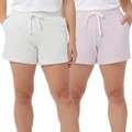 Women's 2 Pack Ultra Soft Shorts [Size: LARGE]