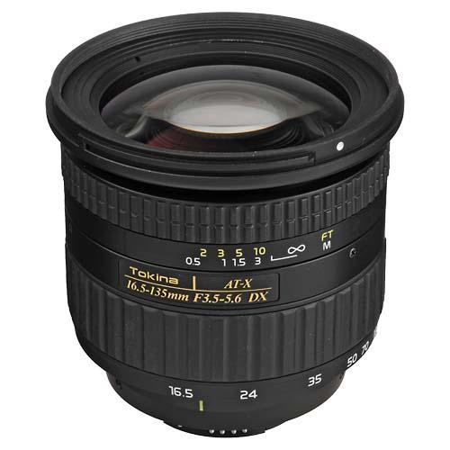 Tokina AT-X 16.5-135mm f3.5-5.6 DX Lens for Nikon