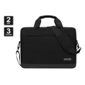 Vivva Laptop Sleeve briefcase Carry Bag for Macbook Dell Sony HP Lenovo 15.6 inch - Black