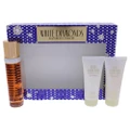 White Diamonds by Elizabeth Taylor for Women - 3 pc Gift Set 3.3oz EDT Spray, 3.3oz body lotion, 3.3oz body wash