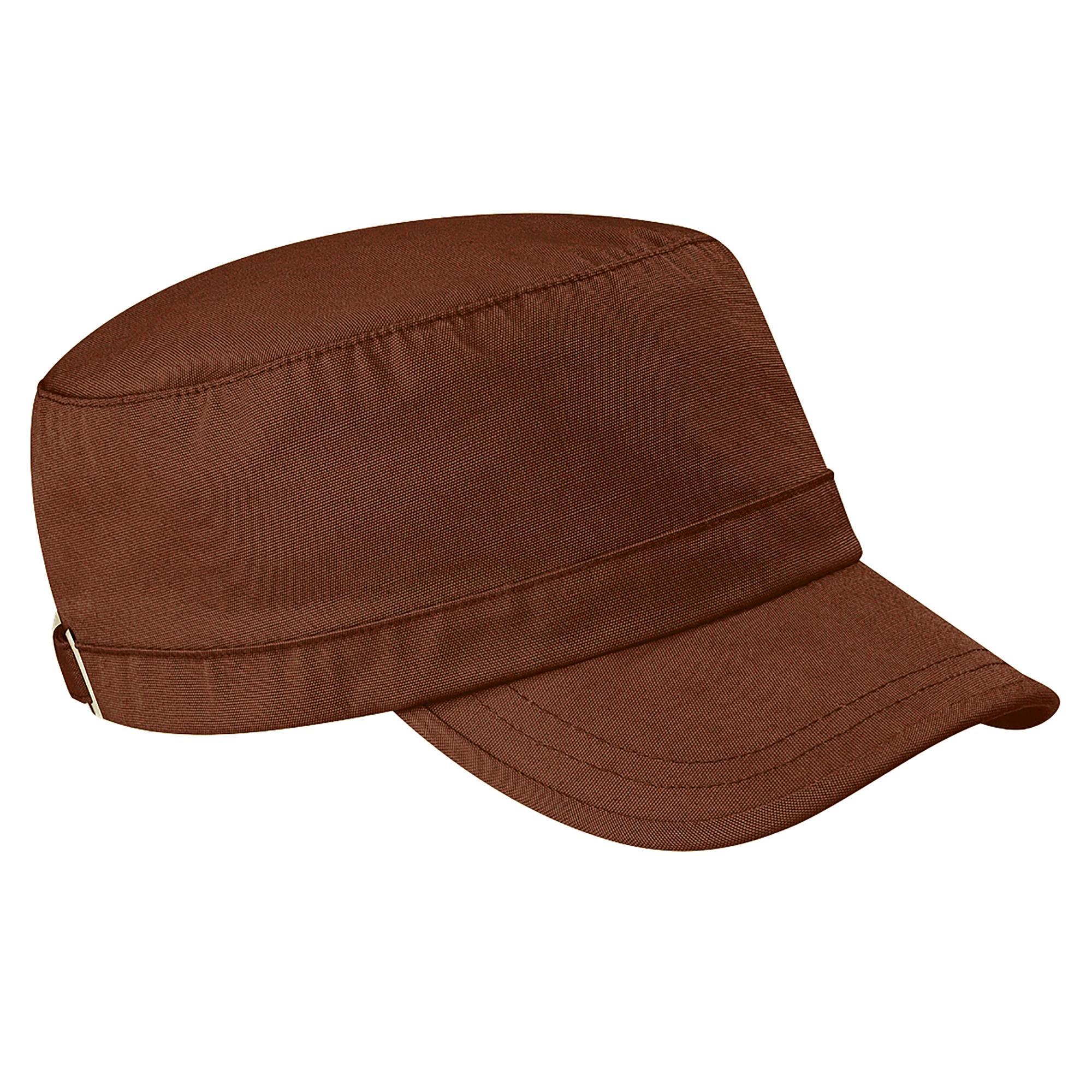 Beechfield Army Cap / Headwear (Chocolate) (One Size)