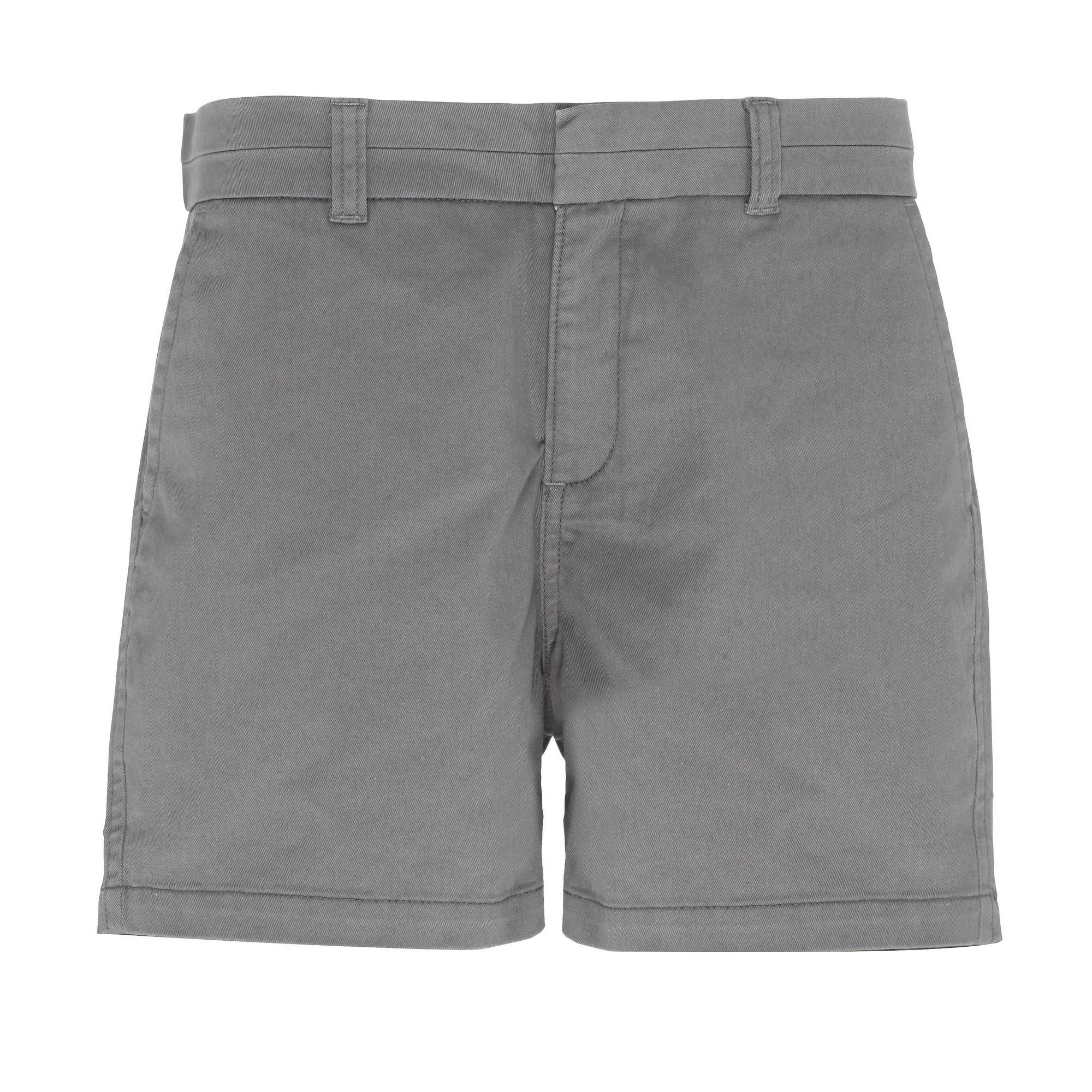 Asquith & Fox Womens/Ladies Classic Fit Shorts (Slate) (2XL)
