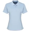 Premier Womens/Ladies Coolchecker Short Sleeve Pique Polo T-Shirt (Light Blue) (L)
