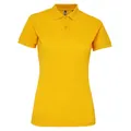 Asquith & Fox Womens/Ladies Short Sleeve Performance Blend Polo Shirt (Sunflower) (XL)