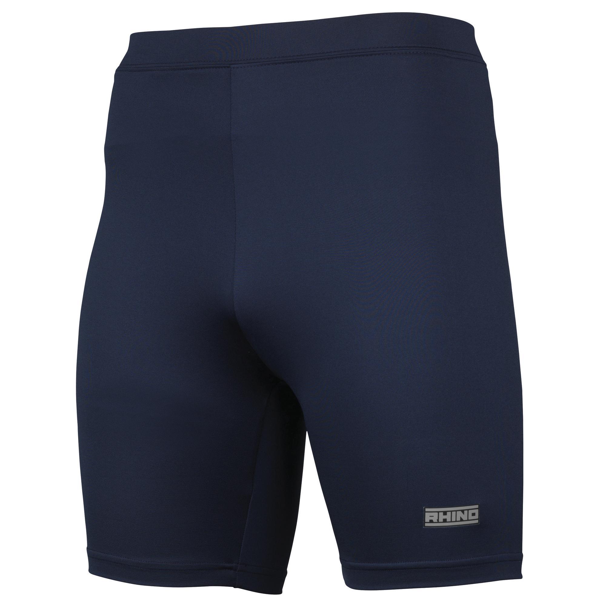 Rhino Mens Sports Base Layer Shorts (Navy) (XS)