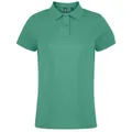 Asquith & Fox Womens/Ladies Plain Short Sleeve Polo Shirt (Kelly) (XS)
