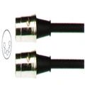 CARSON Rocklines - Midi Lead / Cable 6 Foot Black, Chrome Connectors