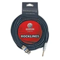 CARSON 20' Foot 6m Microphone Instrument XLR to TS Jack Cable / Lead Black
