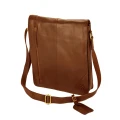 Eastern Counties Leather Narrow Messenger Bag (Tan) (One size)