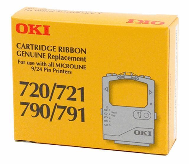 OKI Black Ribbon Cartridge For ML720/721/790/791 [44641401]