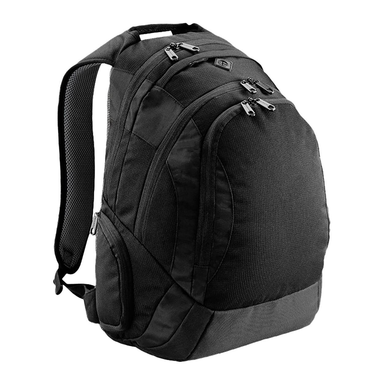 Quadra Vessel Laptop Backpack Bag - 26 Litres (Black) (One Size)