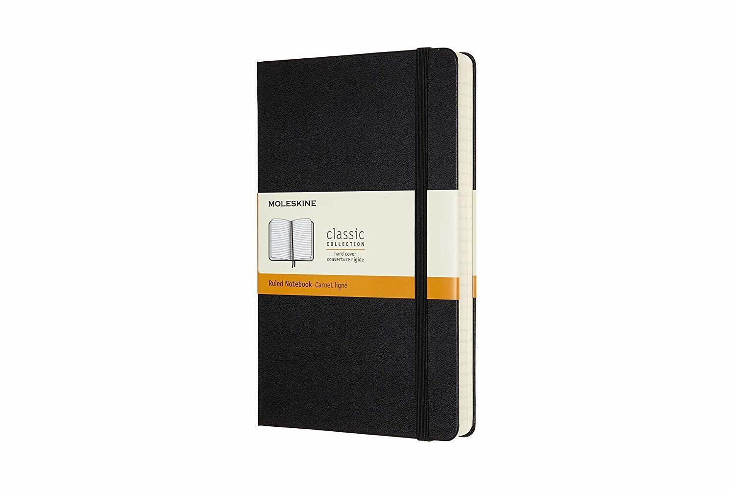 Moleskine Classic Notebook Expanded Large - Black, Ruled, Hard Cover