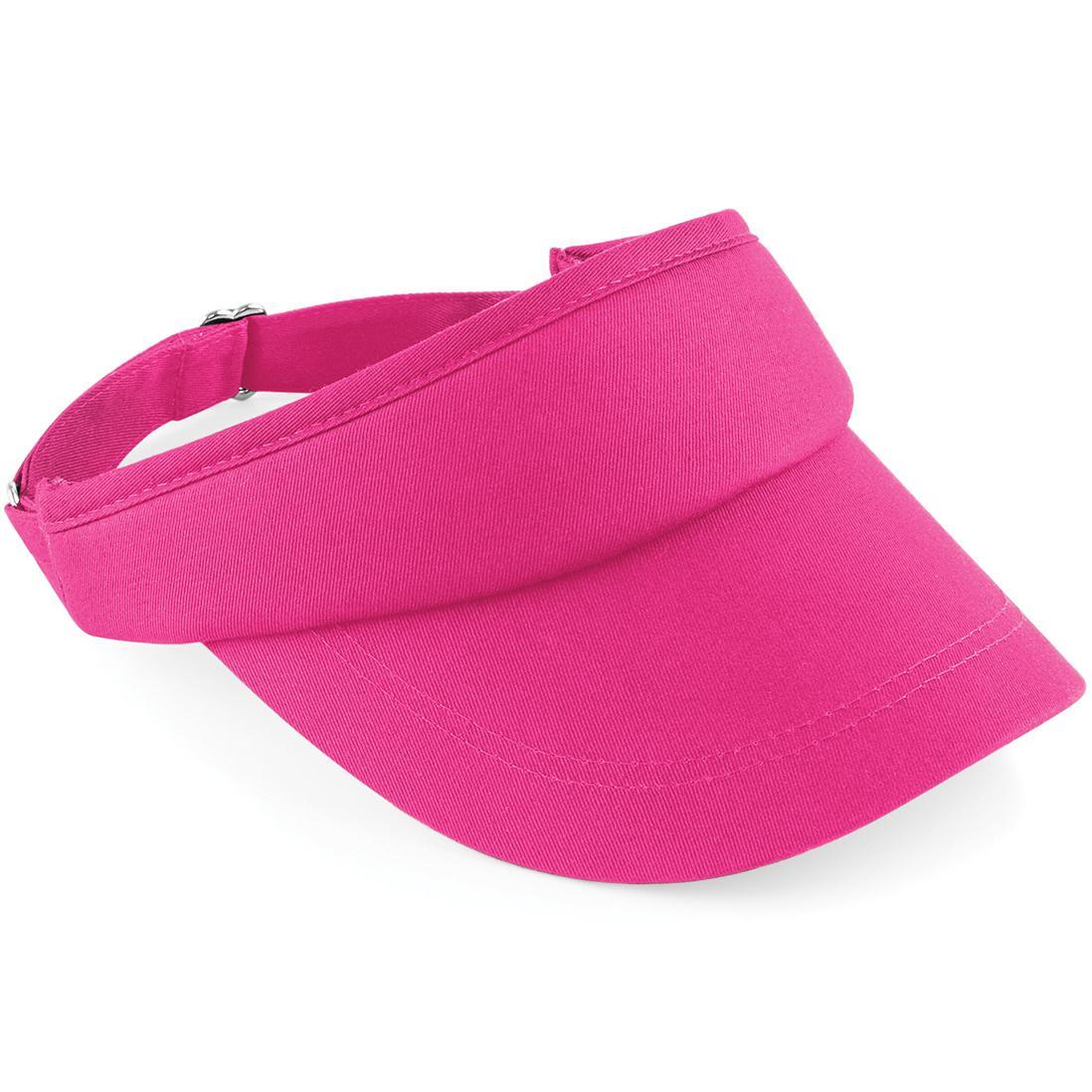 Beechfield Unisex Sports Visor / Headwear (Pack of 2) (Fuchsia) (One Size)