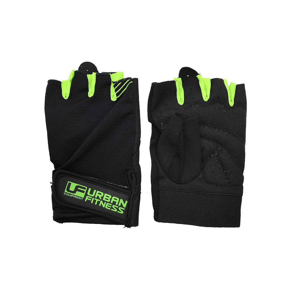 Urban Fitness Equipment Unisex Adult Training Glove (Black/Green) (L)