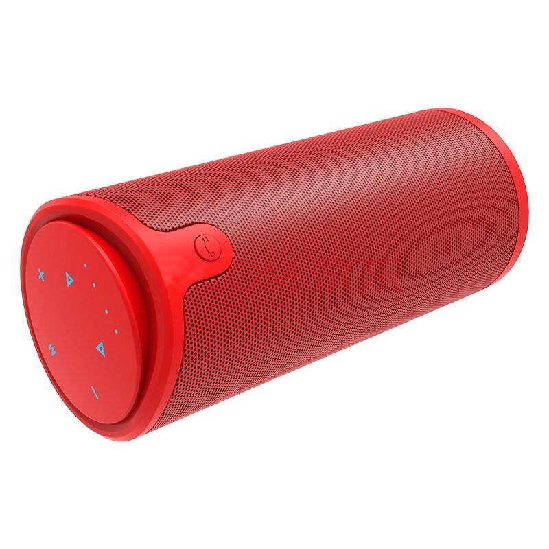 Adore Bluetooth Speaker S8 Portable Wireless Silicon Sling Cover USB Power Output Touch Control Support AUX Line-in Playback Red