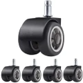 Advwin 2 Inch Office Chair Casters Wheels Set of 5