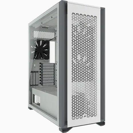 Corsair 7000D AirFlow Full Tower ATX Tempered Glass Gaming Computer Case - White [CC-9011219-WW]