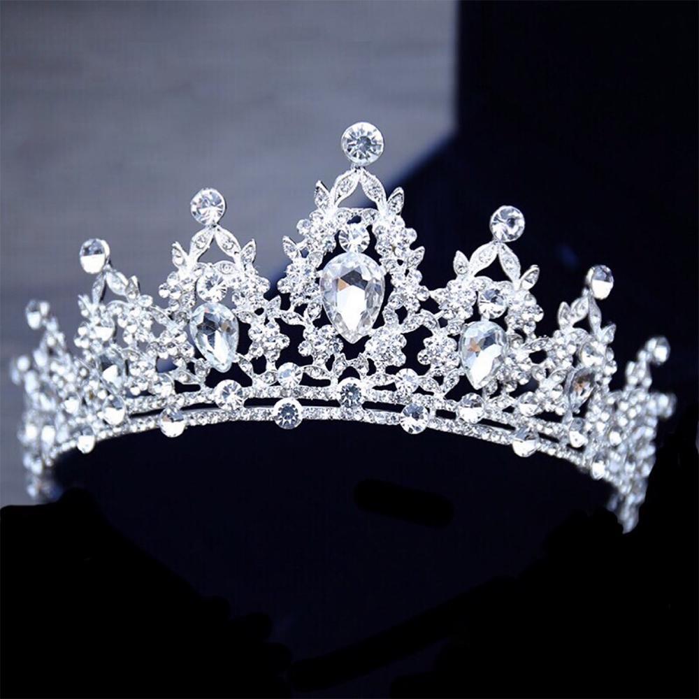 Vicanber Women Bling Bridal Tiara Crystal Birthday Wedding Party Crown Princess Headband
