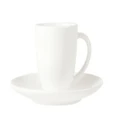 Coffee Cup and Saucer (White) - 100mL