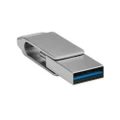 Shintaro USB-C and USB-A Pocket Disk Drive (Silver) - 32GB