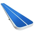 Everfit 6m Tumbling Gymnastics Exercise Mat Air Track Blue White
