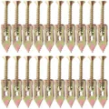 20pcs Hammer Drive Anchor for Plasterboard, Hammer-in Plug for Cavity Wall Fixing Plaster Board, Plasterboard Fixings & Screws,Expansion Screws Set
