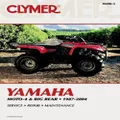 Yamaha Moto-4 & Big Bear Atv (87-04) Clymer Repair Manual