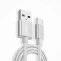 Braided USB Type-C Adapter Cable USB-C Cord For Data Sync Power Supply Charger 100CM Supports 3A
